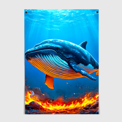 Постер Кит и подводный огонь