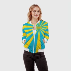 Женский бомбер 3D Воздушно-космические силы - фото 2