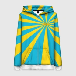 Женская толстовка 3D на молнии Воздушно-космические силы