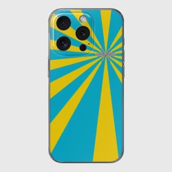 Чехол для iPhone 15 Pro Max силиконовый с защитой камеры Военно-воздушные силы: флаг ВВС с гербом