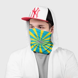 Бандана-труба 3D Военно-воздушные силы: флаг ВВС с гербом - фото 2