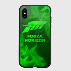 Чехол для iPhone XS Max матовый Forza Horizon - green gradient