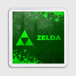 Магнит 55*55 Zelda - green gradient по-горизонтали