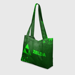 Пляжная сумка 3D Zelda - green gradient по-горизонтали - фото 2