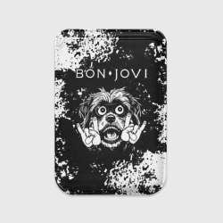 Картхолдер Magsafe магнитный Bon Jovi рок пес