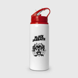 Бутылка для воды с трубочкой Black Sabbath - rock dog