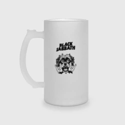 Кружка пивная матовое стекло Black Sabbath - rock dog