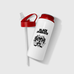 Бутылка для воды с трубочкой Black Sabbath - rock dog - фото 2
