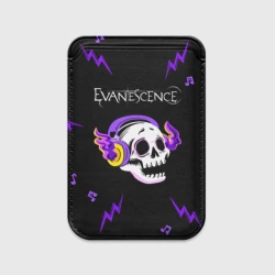 Картхолдер Magsafe магнитный Evanescence неоновый череп