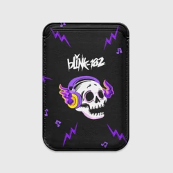 Картхолдер Magsafe магнитный Blink 182 неоновый череп