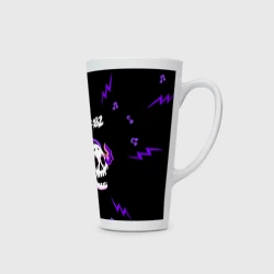 Кружка Латте Blink 182 неоновый череп - фото 2