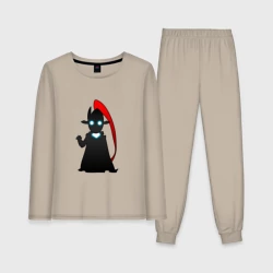 Женская пижама с лонгсливом хлопок Игрит - поднятие уровня в одиночку