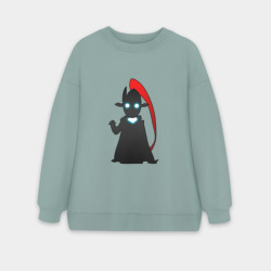 Женский свитшот oversize без начеса хлопок Игрит - поднятие уровня в одиночку
