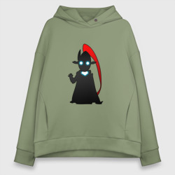 Женское худи Oversize хлопок Игрит - поднятие уровня в одиночку