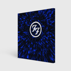 Холст квадратный Foo Fighters blue energy