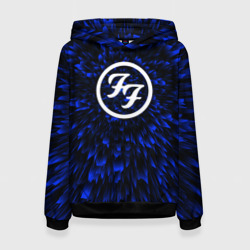 Женская толстовка 3D Foo Fighters blue energy