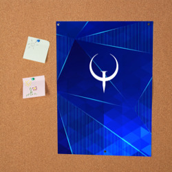 Постер Quake blue poly - фото 2