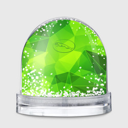 Игрушка Снежный шар Jaguar green poly
