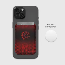 Картхолдер Magsafe магнитный Blink 182 red poly - фото 2