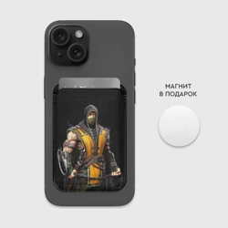 Картхолдер Magsafe магнитный Mortal kombat - Scorpion - фото 2