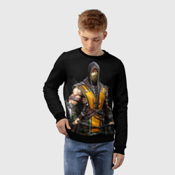 Детский свитшот 3D Mortal kombat - Scorpion - фото 2
