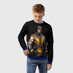 Детский свитшот 3D Mortal kombat - Scorpion - фото 2
