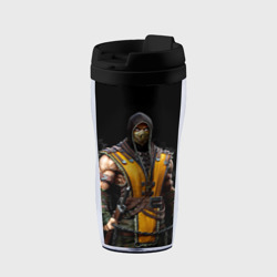 Термокружка-непроливайка Mortal kombat - Scorpion