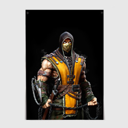 Постер Mortal kombat - Scorpion