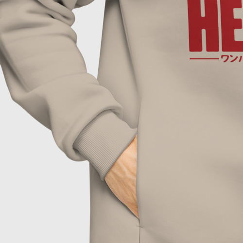 Мужское худи Oversize хлопок Ванпанч герой hero - фото 8