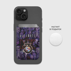 Картхолдер Magsafe магнитный Ultimate mortal kombat logo - фото 2