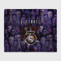 Плед 3D Ultimate mortal kombat logo