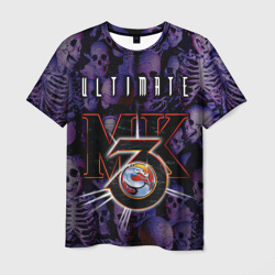 Мужская футболка 3D Ultimate mortal kombat logo