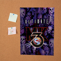 Постер Ultimate mortal kombat logo - фото 2