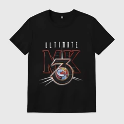 Мужская футболка хлопок Ultimate mortal kombat - logo