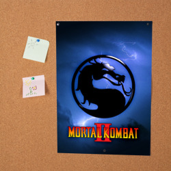 Постер Мортал комбат 2 - логотип - фото 2