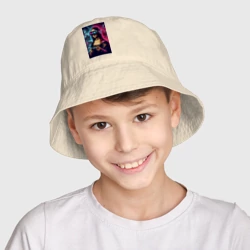 Детская панама хлопок Mona Lisa is an avid gamer - fantasy - фото 2