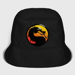 Мужская панама хлопок Mortal kombat logo