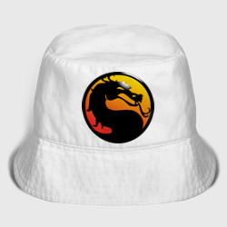 Женская панама хлопок Mortal kombat logo