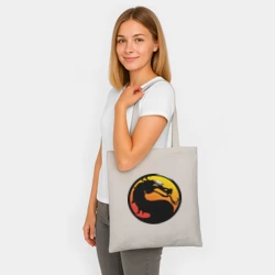 Шоппер BioNature Mortal kombat logo - фото 2