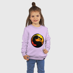 Детский свитшот хлопок Mortal kombat logo - фото 2