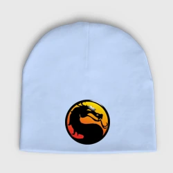 Мужская шапка демисезонная Mortal kombat logo