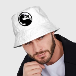 Мужская панама хлопок Смертельная битва - логотип - фото 2