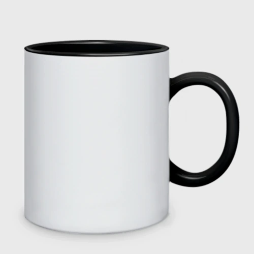 Кружка двухцветная Смертельная битва - логотип - фото 2