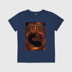 Детская футболка хлопок Mortal kombat trilogy 