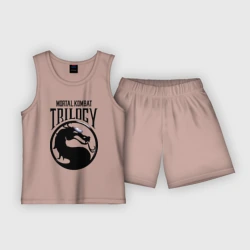 Детская пижама с шортами хлопок Mortal kombat trilogy
