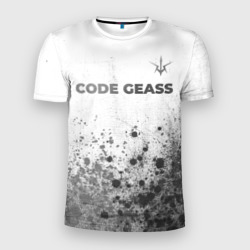 Мужская футболка 3D Slim Code Geass - white gradient посередине