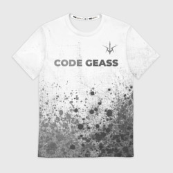 Мужская футболка 3D Code Geass - white gradient посередине