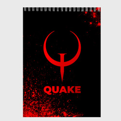 Скетчбук Quake - red gradient