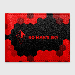 Обложка для студенческого билета No Man's Sky - red gradient по-горизонтали