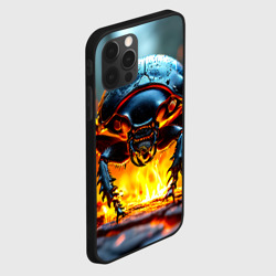 Чехол для iPhone 12 Pro Жук в огне - фото 2